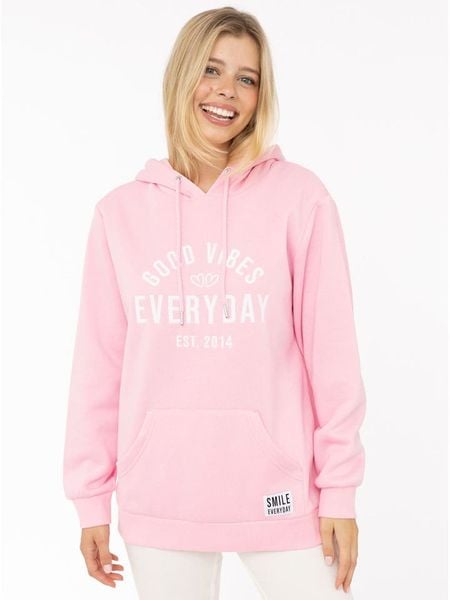 Zwillingsherz Bluza "Everyday" w kolorze jasnoróżowym rozmiar: L/XL. Różowe bluzy z kapturem damskie Zwillingsherz, l. Za 156.61 zł.