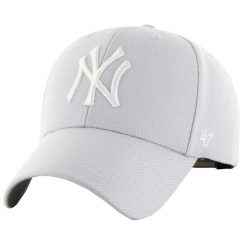 47 Brand New York Yankees MVP Cap, Czapka z daszkiem dla dorosłych. Szare czapki męskie 47 Brand, bez wzorów, z wełny, sportowe. Za 161.00 zł.