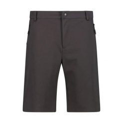 Bermudy techniczne compact CMP. Brązowe szorty męskie CMP, bez wzorów, z tkaniny, eleganckie. Za 253.00 zł.