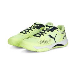 Buty męskie sportowe Puma SOLARSMASH RCT. Zielone buty sportowe na co dzień męskie Puma, z materiału, bez zapięcia. Za 361.80 zł.