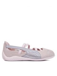 Puma Baleriny Speedcat Ballet Let it Shine Jr 407436 01 Różowy. Czerwone baleriny dziewczęce Puma, bez wzorów, z materiału. Za 269.99 zł.