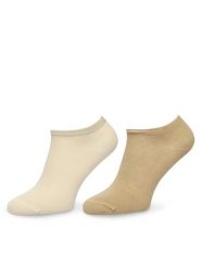 Tommy Hilfiger Skarpety krótkie 343024001 Beżowy. Brązowe skarpetki damskie Tommy Hilfiger, bez wzorów, z bawełny. Za 49.99 zł.