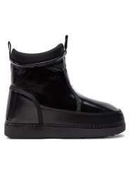 LOVE MOSCHINO Śniegowce JA24072G1LISD000 Czarny. Czarne śniegowce damskie Love Moschino, ze skóry. Za 389.99 zł.