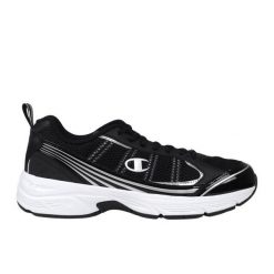 Buty Champion RN00 Ii Low Cut Shoe S22359 KK007 czarne. Czarne buty sportowe na co dzień męskie z materiału, bez zapięcia, na fitness i siłownię. Za 373.17 zł.