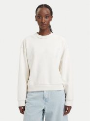 HUGO Bluza Dismoolie B 50566506 Kremowy Relaxed Fit. Białe bluzy bez kaptura damskie Hugo, l, z bawełny. Za 384.99 zł.