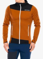 Bluza z kapturem męska Ortovox Fleece Light Hoody. Brązowe bluzy z kapturem męskie ORTOVOX, m, z elastanu. Za 692.99 zł.