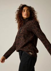 Damska bluza polarowa Frankie Borg Half Zip. Brązowe bluzy bez kaptura damskie Regatta, z materiału. Za 258.50 zł.
