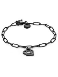 Liebeskind Bransoletka z zawieszką rozmiar: onesize. Czarne bransoletki damskie Liebeskind, ze stali. Za 178.79 zł.