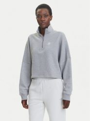Adidas Bluza Essentials French Terry IY9681 Szary Oversize. Szare bluzy bez kaptura damskie Adidas, l, z bawełny. Za 179.99 zł.