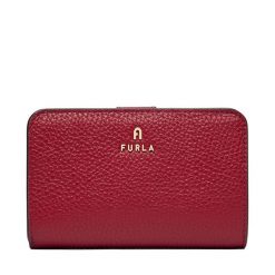 Portfel Furla. Czerwone portfele damskie Furla, bez wzorów. Za 719.99 zł.