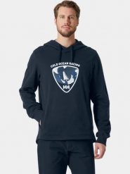 Bluza Męska Helly Hansen Arctic Ocean 2.0. Niebieskie bluzy z kapturem męskie Helly Hansen, m, z bawełny. Za 459.00 zł.