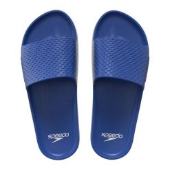 Klapki basenowe antypoślizgowe męskie Speedo Slide Entry. Niebieskie klapki i japonki męskie Speedo, z materiału. Za 69.99 zł.