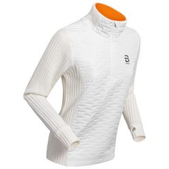 Sweter damski z zamkiem błyskawicznym Daehlie Sportswear Comfy 2.0. Białe swetry klasyczne damskie DAEHLIE, na zimę, bez kołnierzyka. Za 652.00 zł.