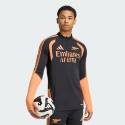 Bluza treningowa Arsenal FC 26/27 Tiro. Czarne bluzy bez kaptura męskie Adidas, s, z materiału. Za 394.76 zł.