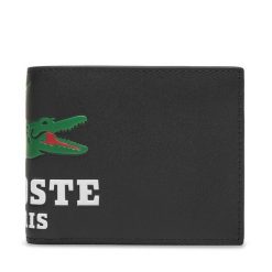 Portfel Lacoste. Niebieskie portfele męskie Lacoste, bez wzorów. Za 269.99 zł.