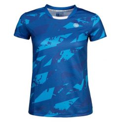 Koszulka treningowa damska Oliver Boston. Niebieskie bluzki sportowe damskie OLIVER, xl, bez wzorów, z materiału, bez ramiączek. Za 274.00 zł.