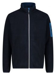 CMP Kurtka polarowa w kolorze granatowym rozmiar: 50. Niebieskie kurtki męskie CMP, s, bez wzorów, z materiału, bez kaptura. Za 139.54 zł.