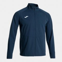 Kurtka z dresu Joma Doha II. Niebieskie kurtki męskie Joma, l, bez wzorów, z dresówki, sportowe, bez kaptura. Za 231.60 zł.