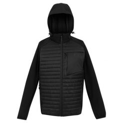 Kurtka Męska Pro Hybrid II. Czarne kurtki męskie Regatta, m, bez wzorów, z puchu, sportowe, bez kaptura. Za 144.99 zł.