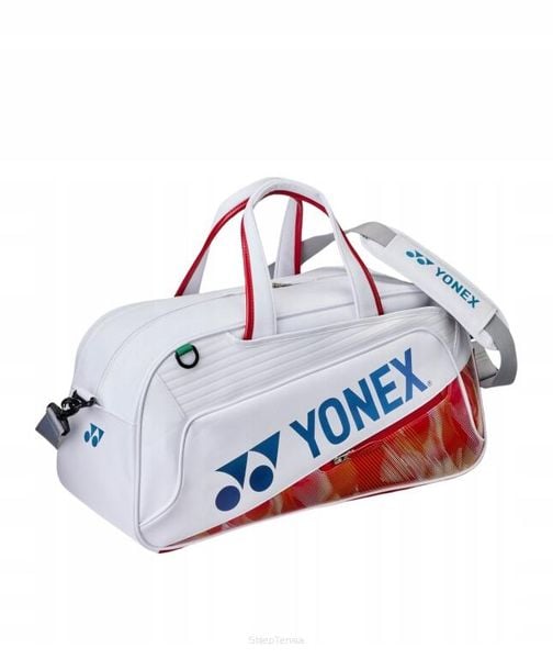 Torba tenisowa Yonex Expert Boston Bag. Białe torby męskie na ramię YONEX, bez wzorów, z materiału, na ramię. Za 639.00 zł.