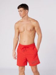 DKNY Szorty kąpielowe w kolorze czerwonym rozmiar: S. Czerwone szorty sportowe męskie DKNY, s, z materiału, outdoorowe. Za 98.95 zł.