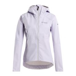 Kurtka softshell damska Columbia Platinum Peak. Fioletowe kurtki damskie Columbia, xs, bez wzorów, z softshellu, bez kaptura. Za 299.99 zł.