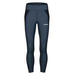 Damskie legginsy Head Tech. Niebieskie legginsy damskie HEAD, bez wzorów, z elastanu. Za 306.00 zł.