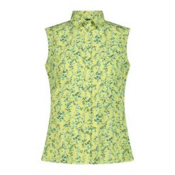 Koszula damska turystyczne CMP 34S6176. Zielone koszule damskie CMP, l, bez wzorów, sportowe, bez kołnierzyka, bez ramiączek. Za 257.00 zł.