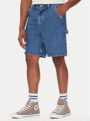 Element Szorty jeansowe Carpenter ELYDS00102 Niebieski Relaxed Fit. Niebieskie szorty męskie Element, z bawełny, bez kołnierzyka. Za 239.99 zł.