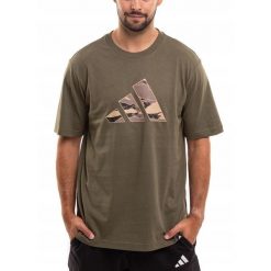 Koszulka Mężczyzna adidas T-shirt Bluzka Sportowa Bawełniana Treningowa r. S. Zielone t-shirty męskie Adidas, l, bez wzorów, z bawełny, bez kołnierzyka. Za 87.00 zł.