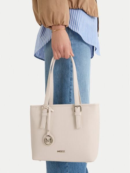 MEXX Torebka CEO-MEXX-X-003-07 Beżowy. Brązowe torebki klasyczne damskie Mexx, bez wzorów, z materiału, bez dodatków. Za 119.99 zł.