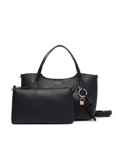 Guess Torebka HWBG97 35060 Czarny. Czarne torebki klasyczne damskie Guess, z aplikacjami, ze skóry, bez dodatków. Za 584.99 zł.