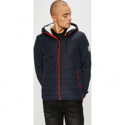 Jack & Jones - Kurtka. Niebieskie kurtki męskie Jack & Jones, m, bez wzorów, z materiału, z kapturem. W wyprzedaży za 239.90 zł.