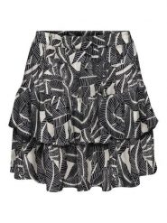 ONLY Spódnica mini Nova 15372459 Szary ciemny Regular Fit. Szare spódniczki damskie Only, s, bez wzorów, z wiskozy, maxi. Za 129.99 zł.