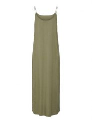 Pieces Sukienka letnia Pia 17151884 Zielony Loose Fit. Zielone sukienki damskie Pieces, na lato, l, bez wzorów, z wiskozy, bez kołnierzyka, bez ramiączek. Za 129.99 zł.