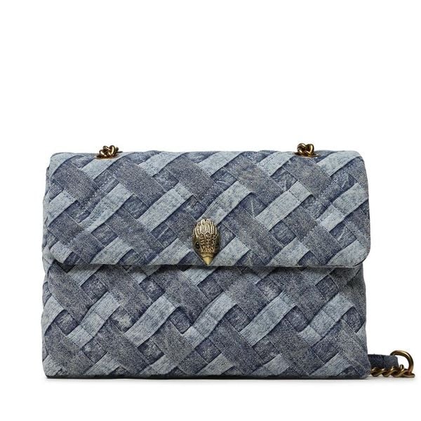 Torebka Kurt Geiger. Niebieskie torebki klasyczne damskie Kurt Geiger, bez wzorów, bez dodatków. Za 1,129.00 zł.