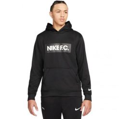 Męska Bluza Z Kapturem DF FC Libero. Czarne bluzy z kapturem męskie Nike, m. Za 222.99 zł.