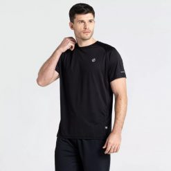 T-shirt Męski Niska Waga Accelerate. Czarne t-shirty męskie Dare 2b, l, bez wzorów, z materiału, bez kołnierzyka. Za 125.99 zł.
