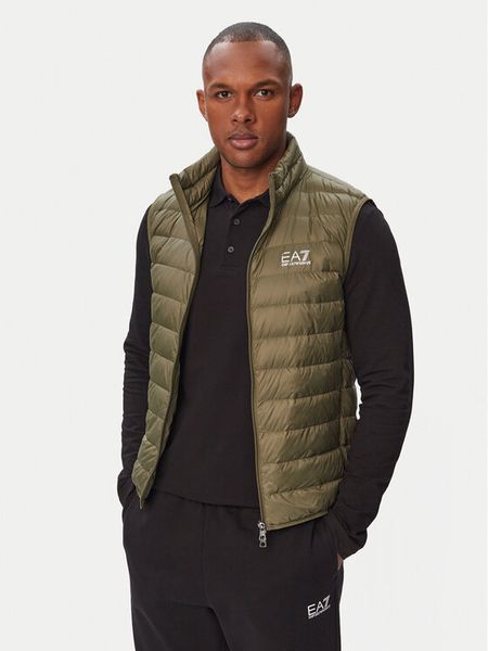 EA7 Emporio Armani Kamizelka 8NPQ06 PNGPZ U7014 Zielony ciemny Regular Fit. Zielone kamizelki męskie EA7 Emporio Armani, m, z syntetyku. Za 769.99 zł.
