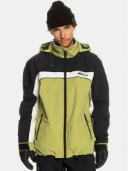 Quiksilver Kurtka narciarska Live Wire Snjt EQYTJ03408 Zielony Regular Fit. Zielone kurtki narciarskie i snowboardowe damskie Quiksilver, m, bez wzorów, z syntetyku, bez kaptura, narciarskie. Za 809.99 zł.