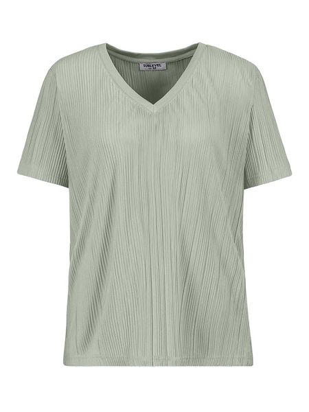 Sublevel Koszulka w kolorze miętowym rozmiar: S. Zielone bluzki damskie Sublevel, s, bez wzorów, bez kołnierzyka, bez ramiączek. Za 36.94 zł.