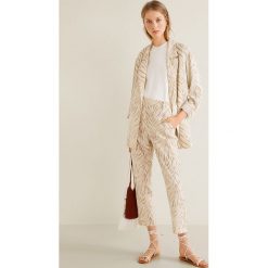 Mango - Żakiet Cork. Marynarki i żakiety damskie Mango, l, bez wzorów, z bawełny, eleganckie. W wyprzedaży za 114.90 zł.