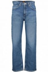 DAMSKIE SPODNIE LEE RIDER CLASSIC DENIM THERAPY 112363444. Spodnie materiałowe damskie Lee, bez wzorów, z denimu. Za 199.99 zł.