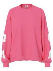 Pieces Bluza "Pcfany" w kolorze jasnoróżowym rozmiar: XL. Różowe bluzy bez kaptura damskie Pieces, xl. Za 79.03 zł.