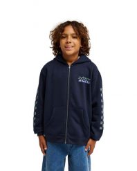Bluza na zamek dla Chłopcy GRAPHIC HERO Czarny. Niebieskie bluzy z kapturem męskie Quiksilver, m, z bawełny. Za 215.70 zł.