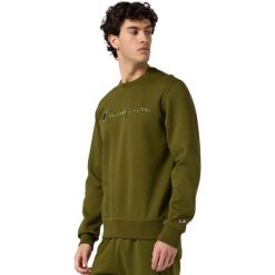 Bluza męska Champion Crewneck Sweatshirt. Niebieskie bluzy bez kaptura męskie CHAMPION, m, z bawełny. Za 182.99 zł.