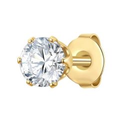 True Rebels Kolczyki Stal nierdzewna Żółte złoto Biżuteria męska 1 ct Męskie. Żółta biżuteria dla mężczyzn True Rebels, z cyrkonią, pozłacane. Za 119.99 zł.