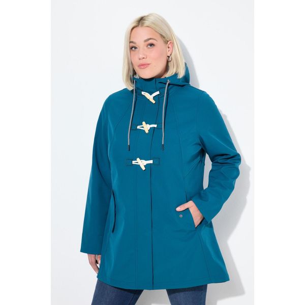 Damskie Kurtka softshell HYPRAR hydrofobowa podszewka z polaru kaptur. Niebieskie kurtki damskie Ulla Popken, plus size, bez wzorów, z elastanu, bez kaptura. Za 479.99 zł.