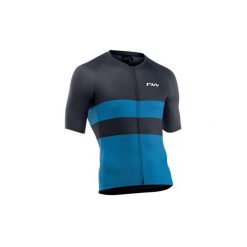 Koszulka rowerowa NORTHWAVE BLADE AIR Jersey czarno niebieska. Czarne t-shirty sportowe męskie Northwave, m, z jersey, bez ramiączek, rowerowe. Za 165.00 zł.