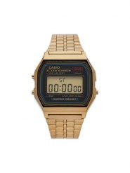 Casio Zegarek A159WGEA-1EF Złoty. Żółte, cyfrowe zegarki męskie Casio, ze stali. Za 299.99 zł.